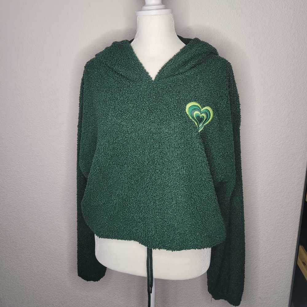 Green Heart Hoodie